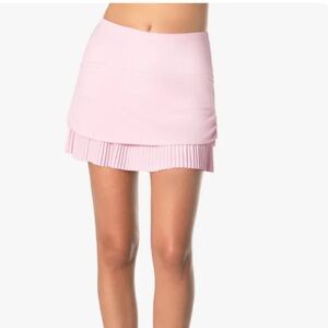 Lucky in Love Tennis Golf Pickleball Pink Skort Size Medium EUC